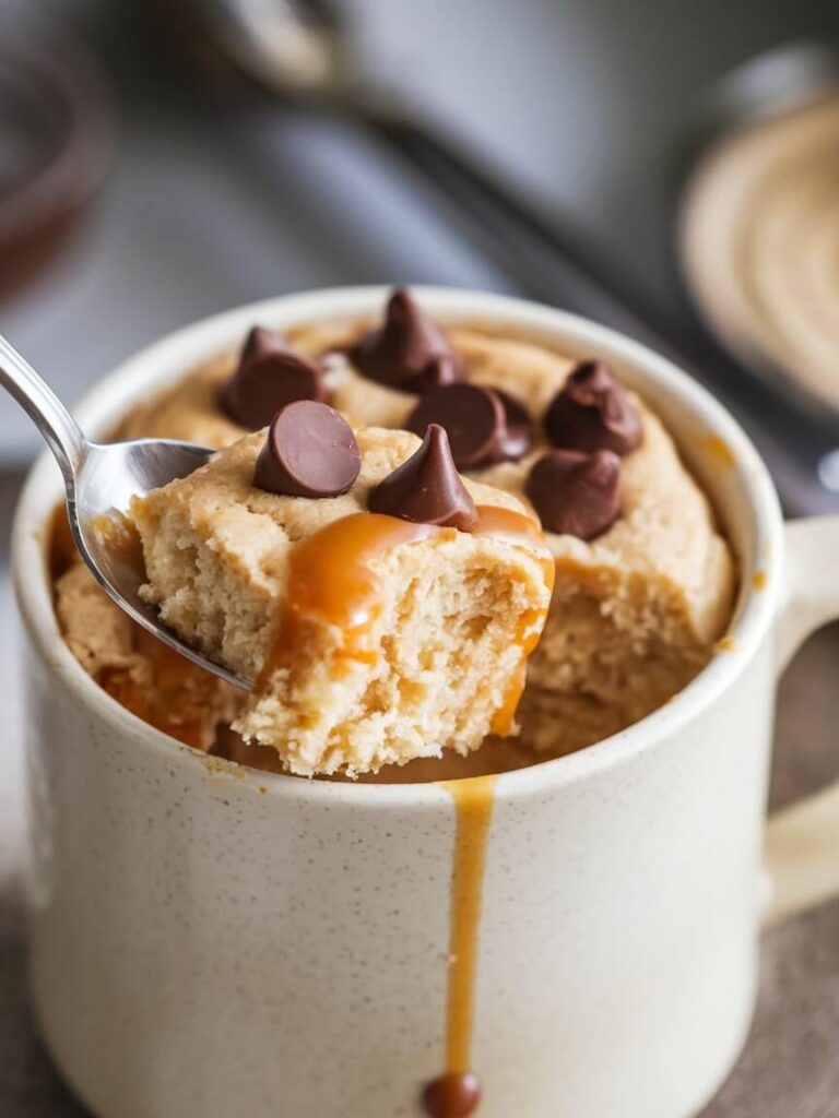 Caramel Chocolate Chip Mug Delight