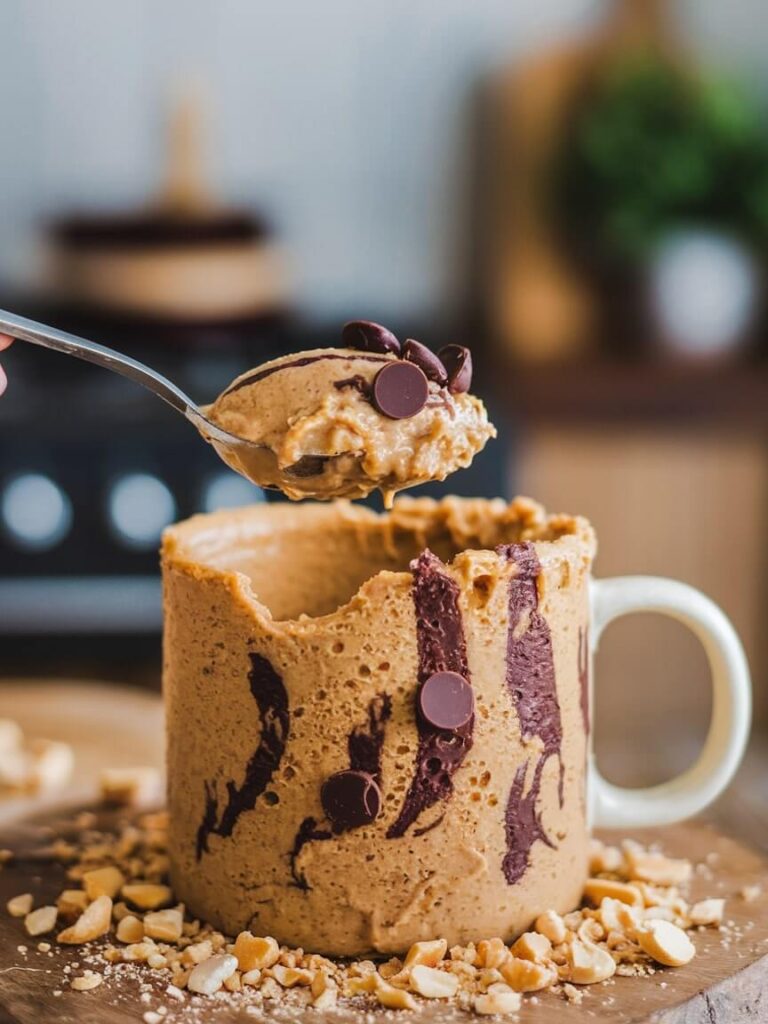 Chocolate Swirl Peanut Butter Mug Bliss