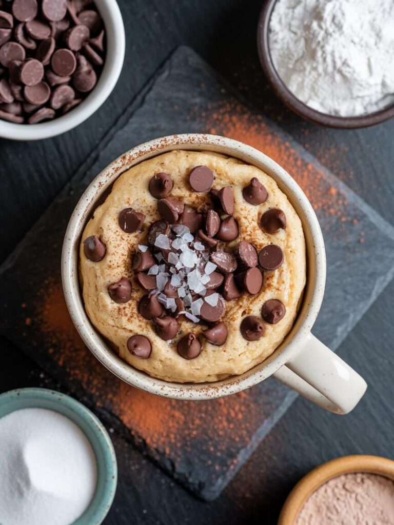 Classic Chocolate Chip Mug Cake