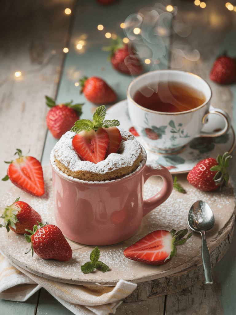 Cozy Strawberry Tea Treat