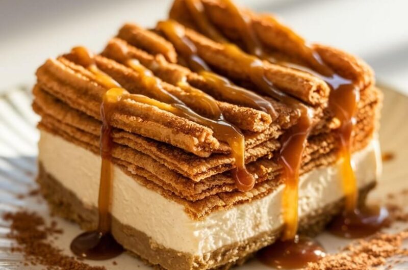 Churro Cheesecake Bars: A Sweet, Spiced Treat