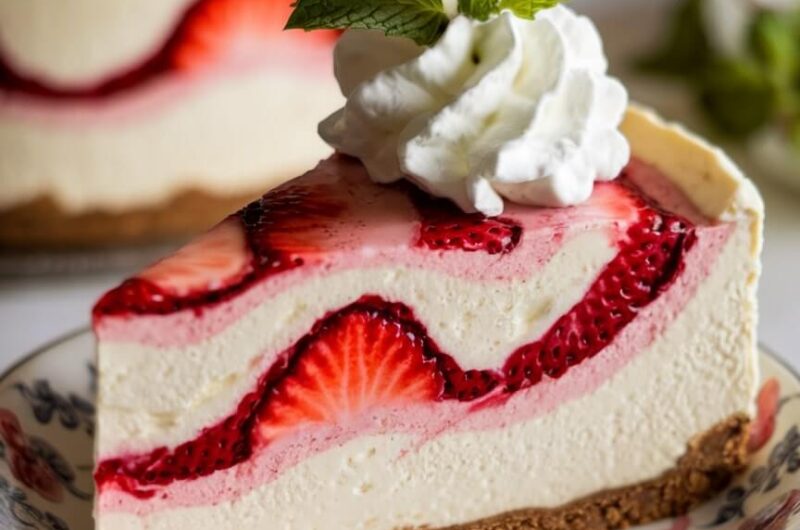 Strawberry Swirl Cheesecake: A Dessert Worth Swooning Over