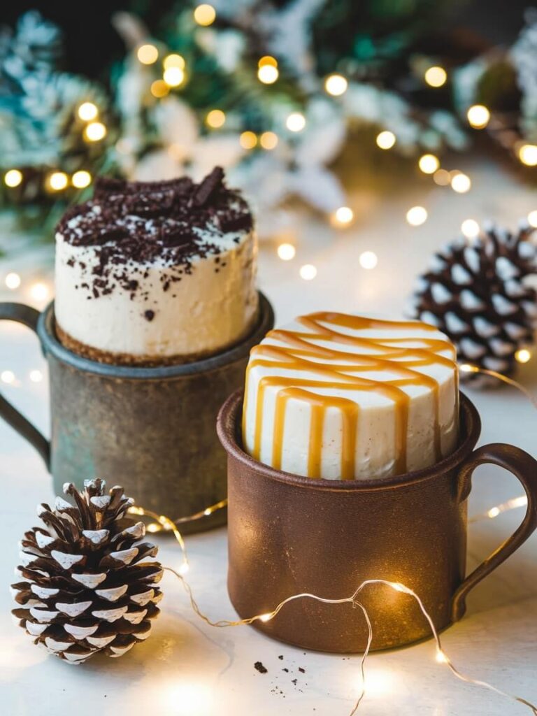 Festive Cheesecake Duo Oreo & Caramel Delight