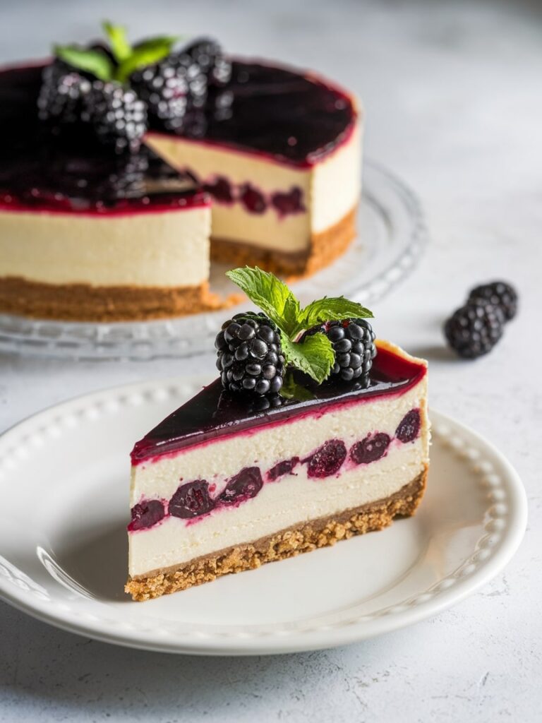 Layered Blackberry Elegance