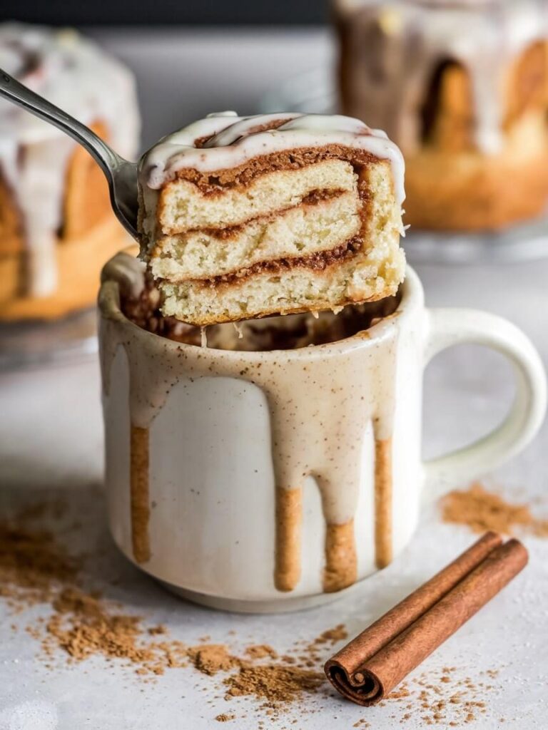 Layered Cinnamon Delight in a Mug