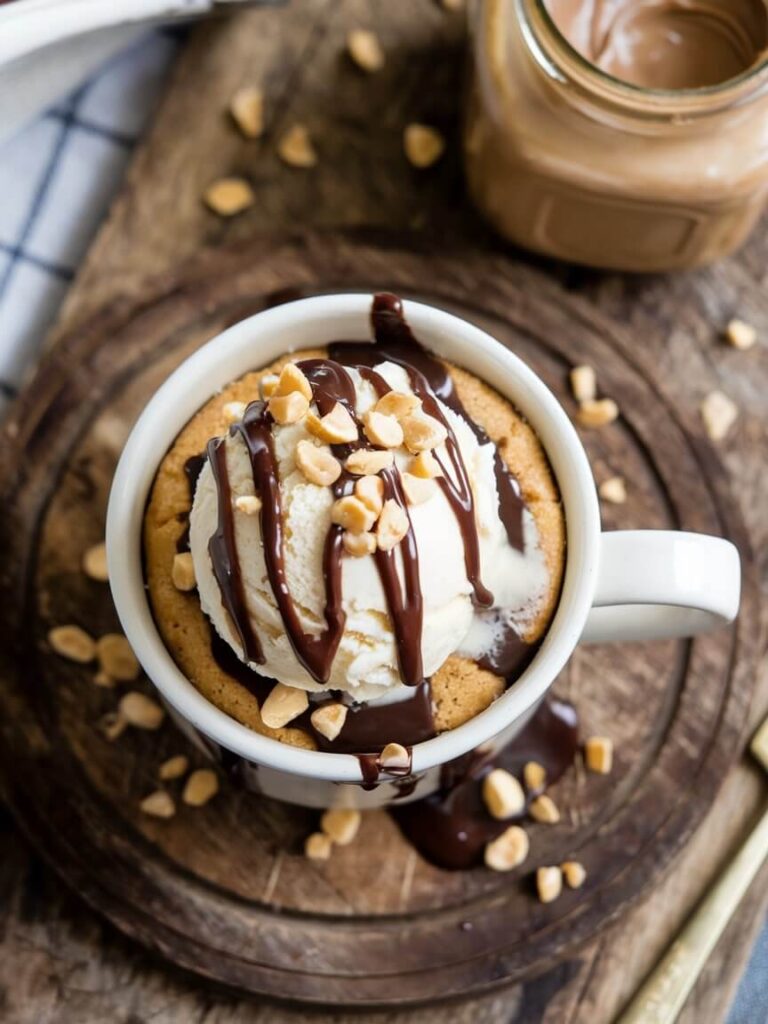 Peanut Butter Sundae Mug Delight