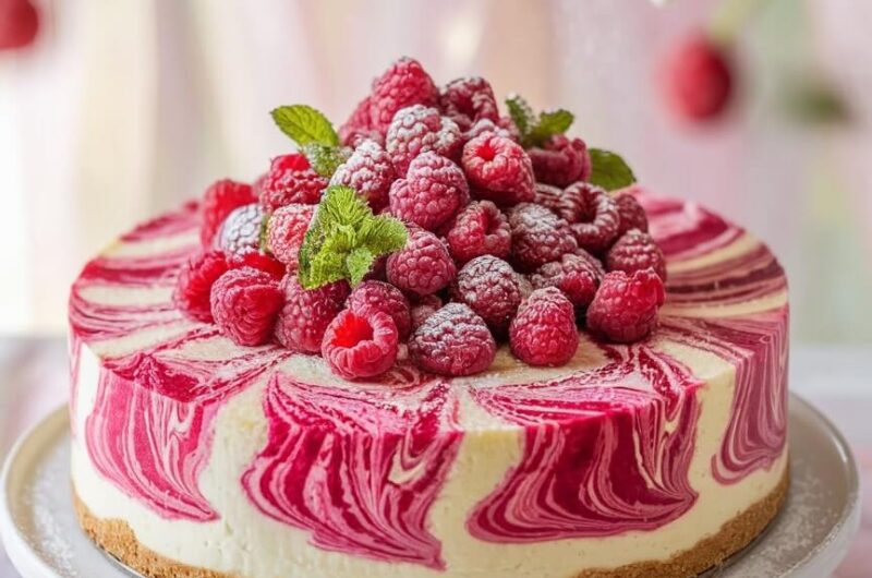 Heavenly Raspberry Cheesecake: The Perfect Blend of Creamy and Fruity Bliss