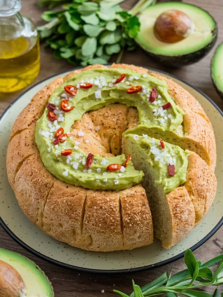 Spicy Avocado Crown Loaf