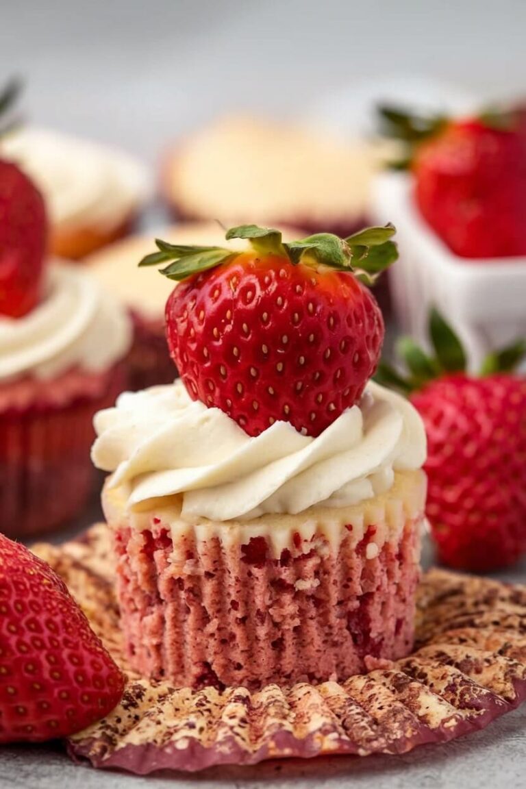 Strawberry Bliss Cupcake