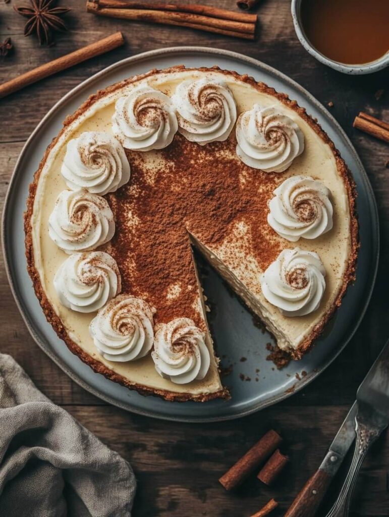 Cinnamon-Topped Cheesecake