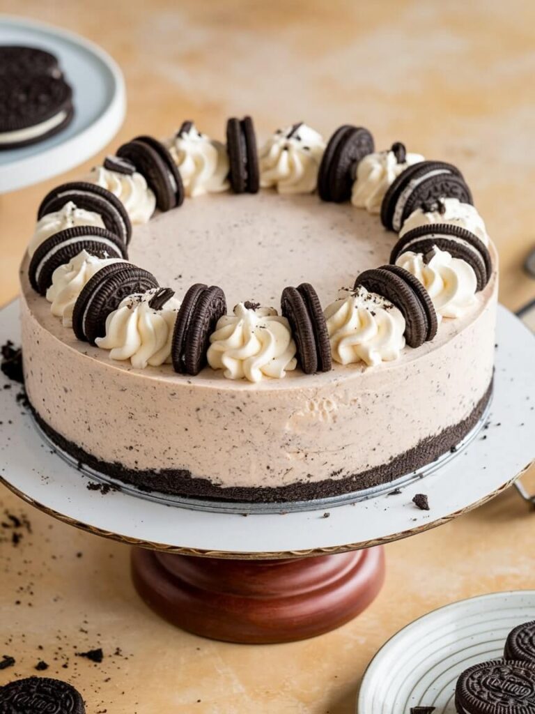 Classic Oreo Cheesecake Display