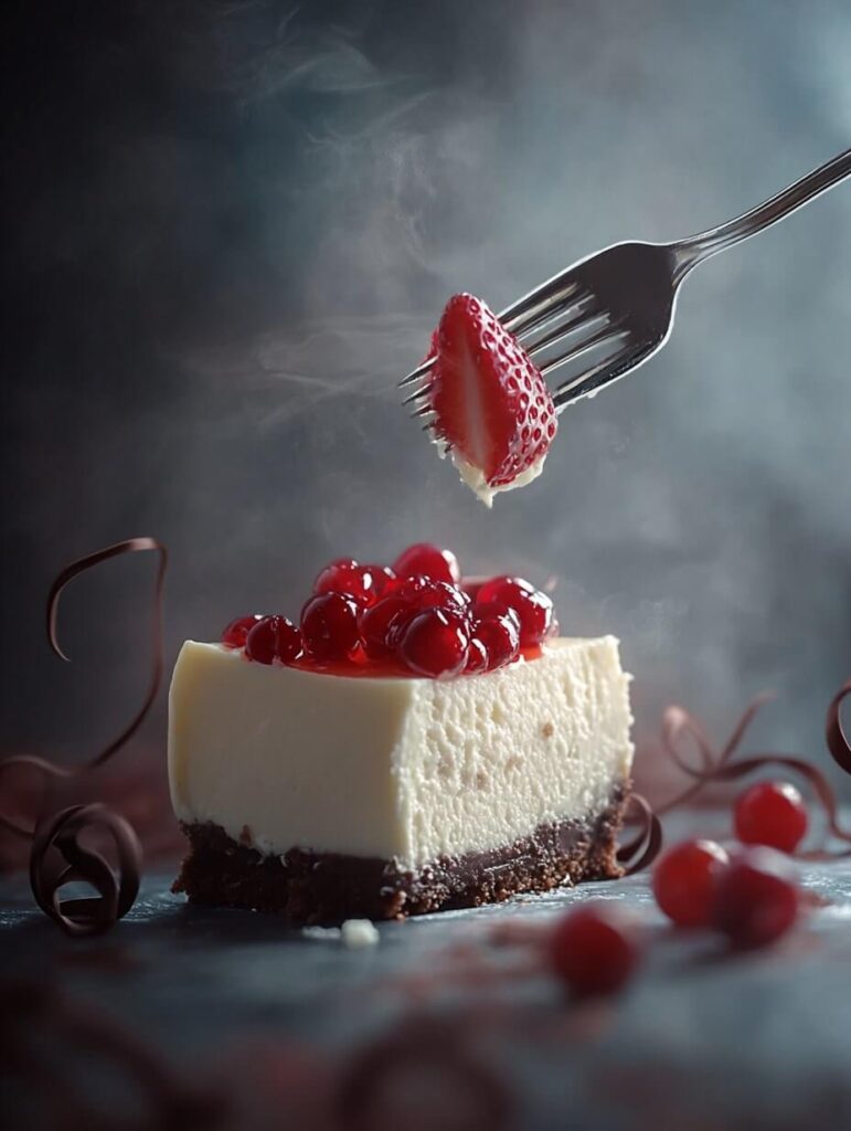 Decadent Cherry-Topped Cheesecake