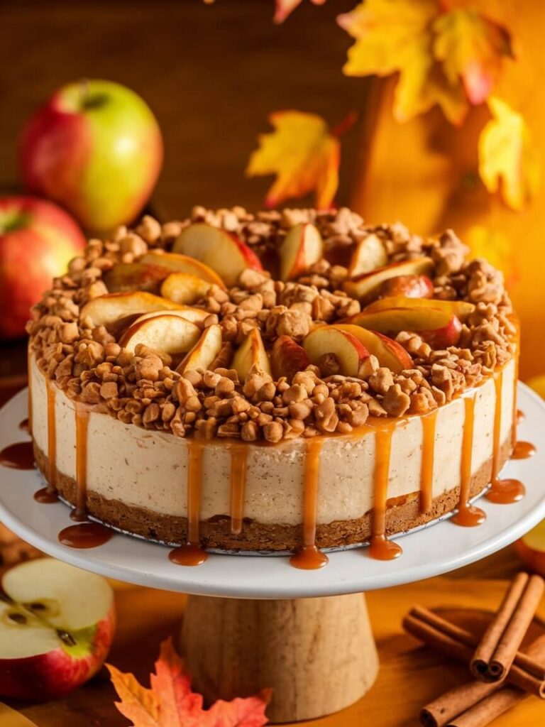 Harvest Apple Pie Cheesecake