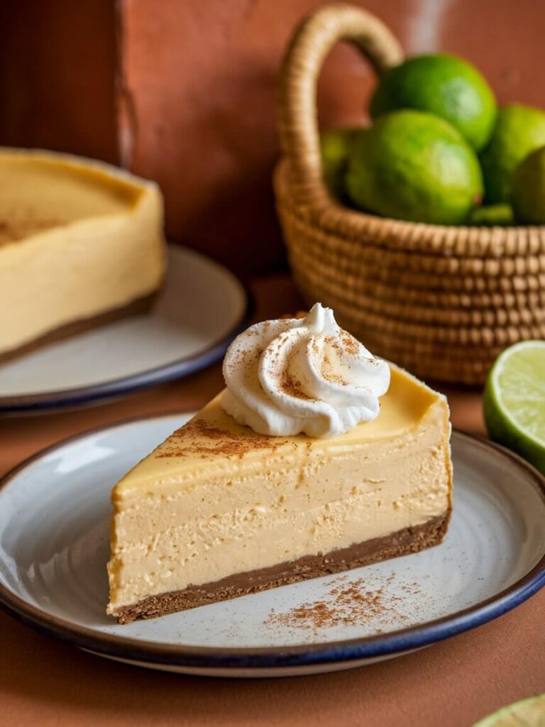 Key Lime Cheesecake Slice