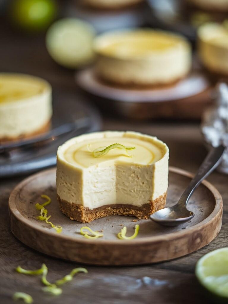 Lime Zest Cheesecake Bite