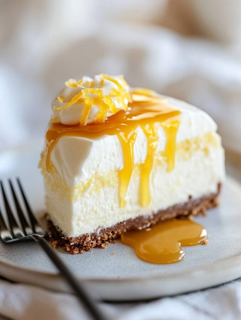 Luscious Lemon Cheesecake Delight