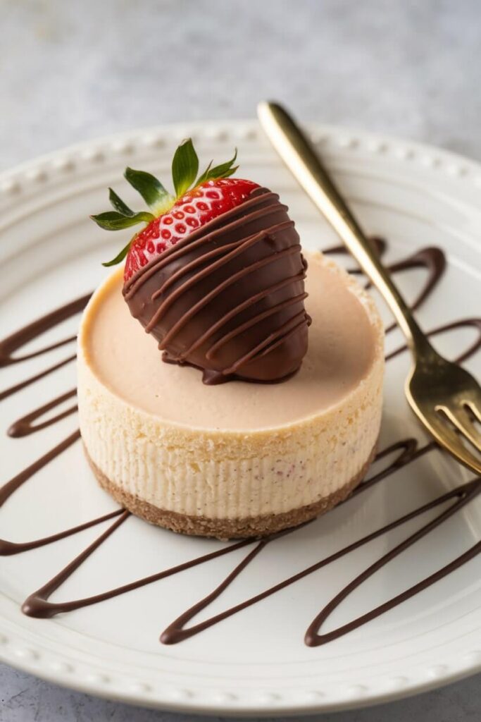 Mini Chocolate-Covered Cheesecake