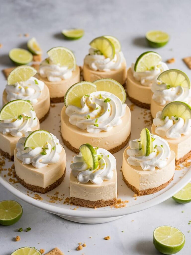 Mini Lime Cheesecake Platter