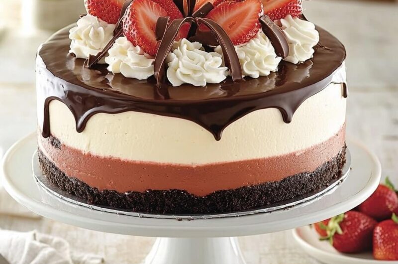 Neapolitan Cheesecake: A Triple-Layered Delight