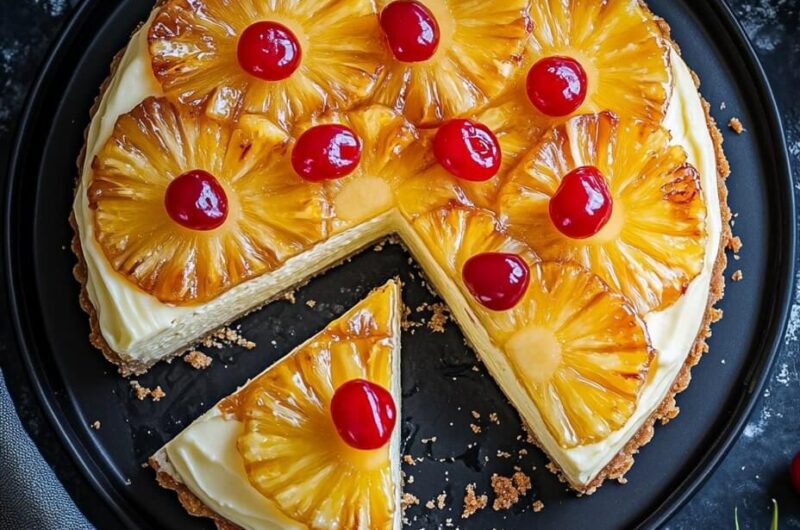 Pineapple Upside Down Cheesecake: A Tropical Indulgence