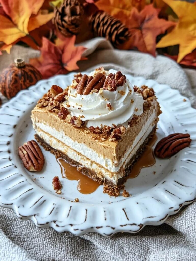 Pumpkin Spice Cheesecake Bar