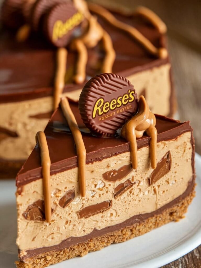 Reese's Peanut Butter Cheesecake Slice