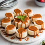 Salted Caramel Mini Cheesecakes