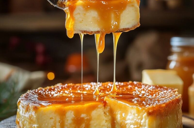 A Slice of Heaven: Irresistible Salted Caramel Cheesecake