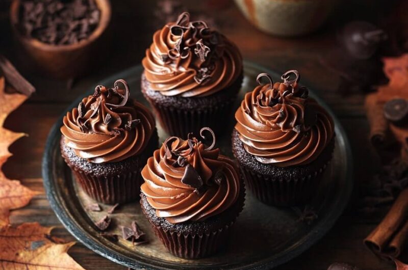 Chocolate Pumpkin Cream Filled Cupcakes: A Decadent Fall Delight