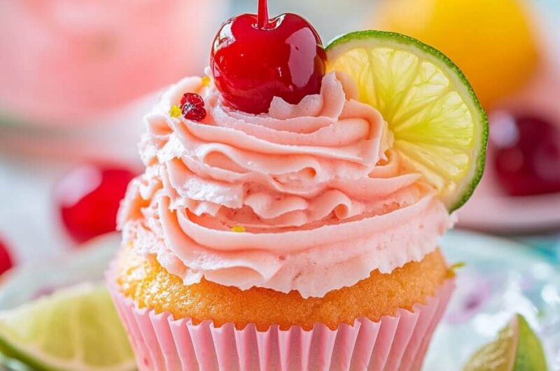 Cherry Limeade Cupcakes: A Sweet and Tangy Delight