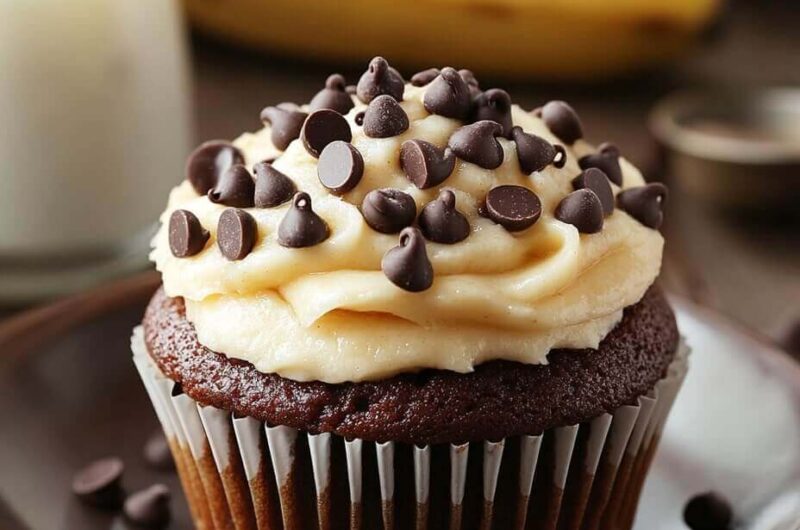 Banana Chocolate Chip Cupcakes: A Sweet and Moist Delight