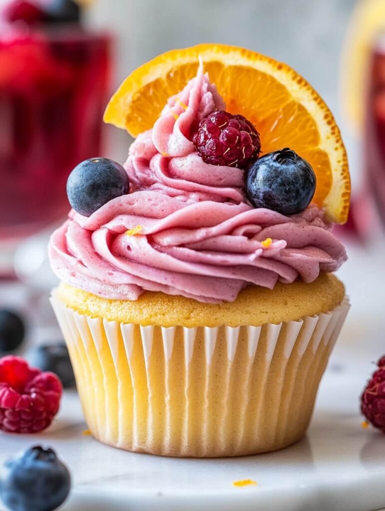 Citrus Berry Cupcake Delight