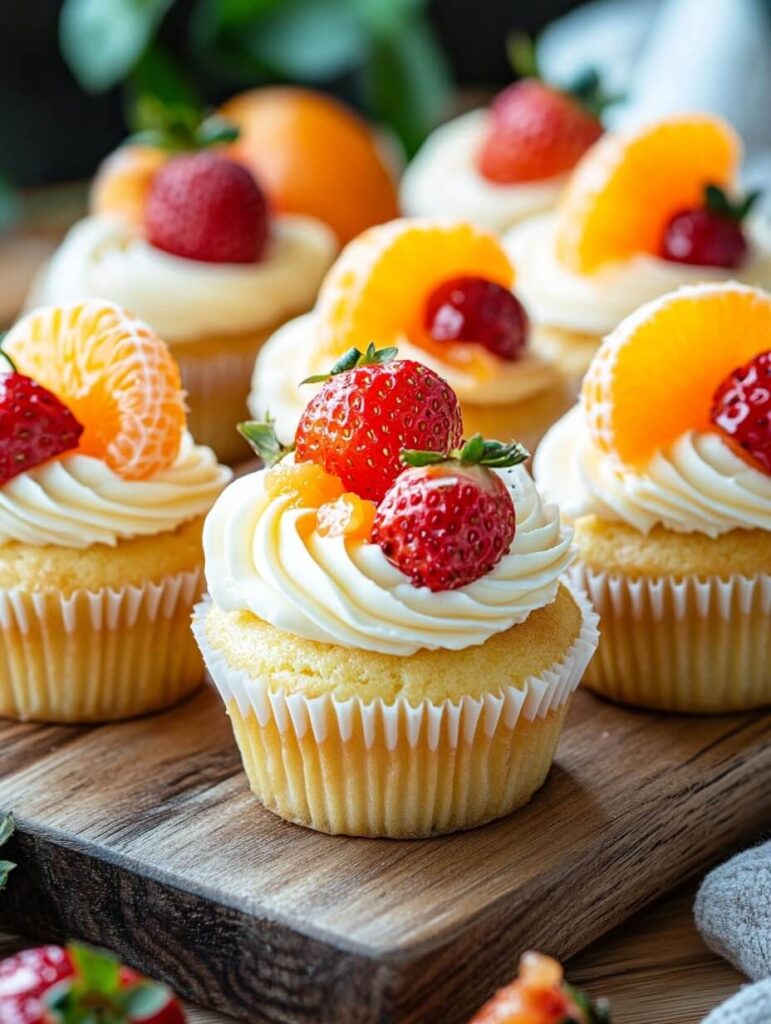 Citrus Berry Delight Cupcakes