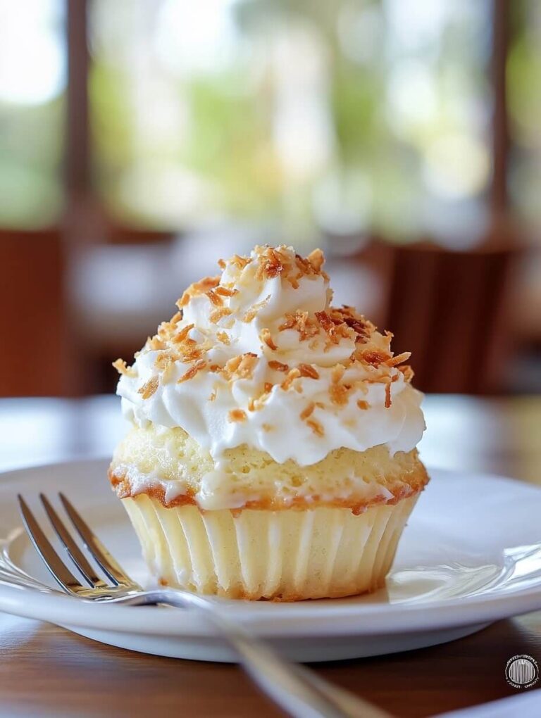 Classic Coconut Cream Pie Cupcake