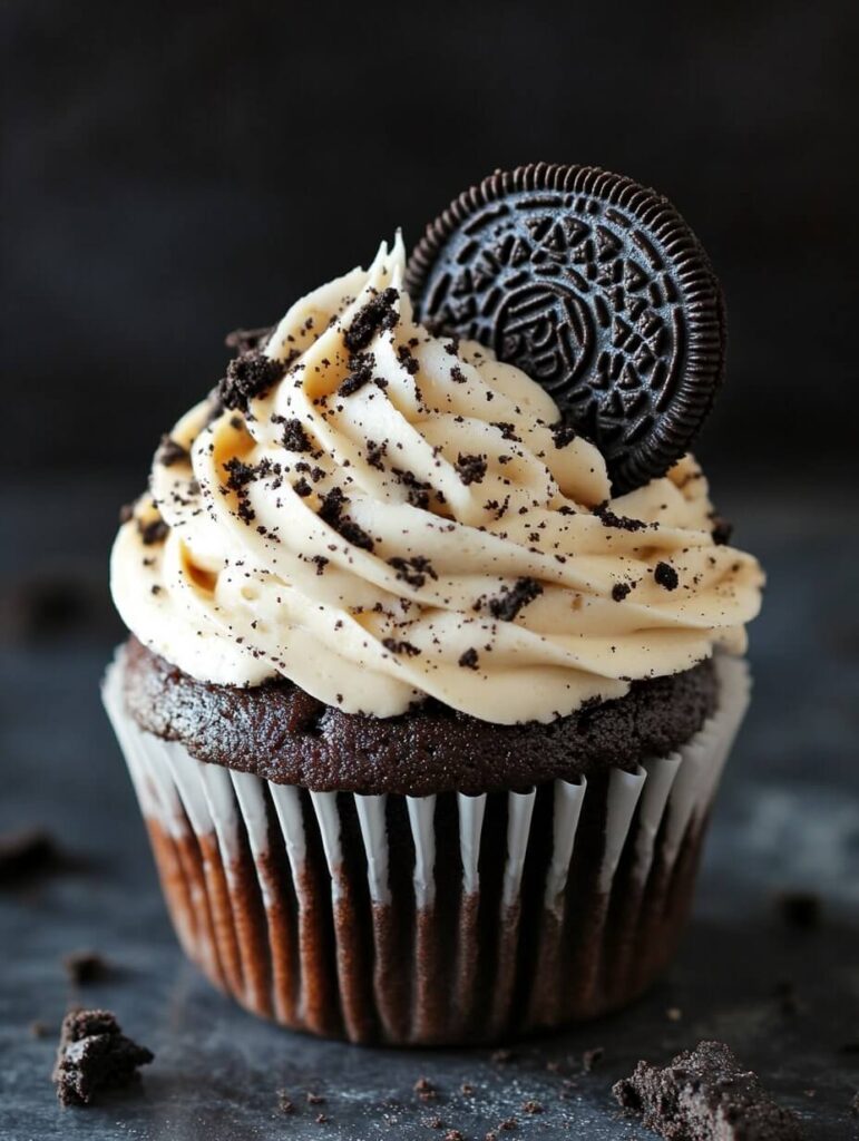 Classic Cookies and Cream Cupcake