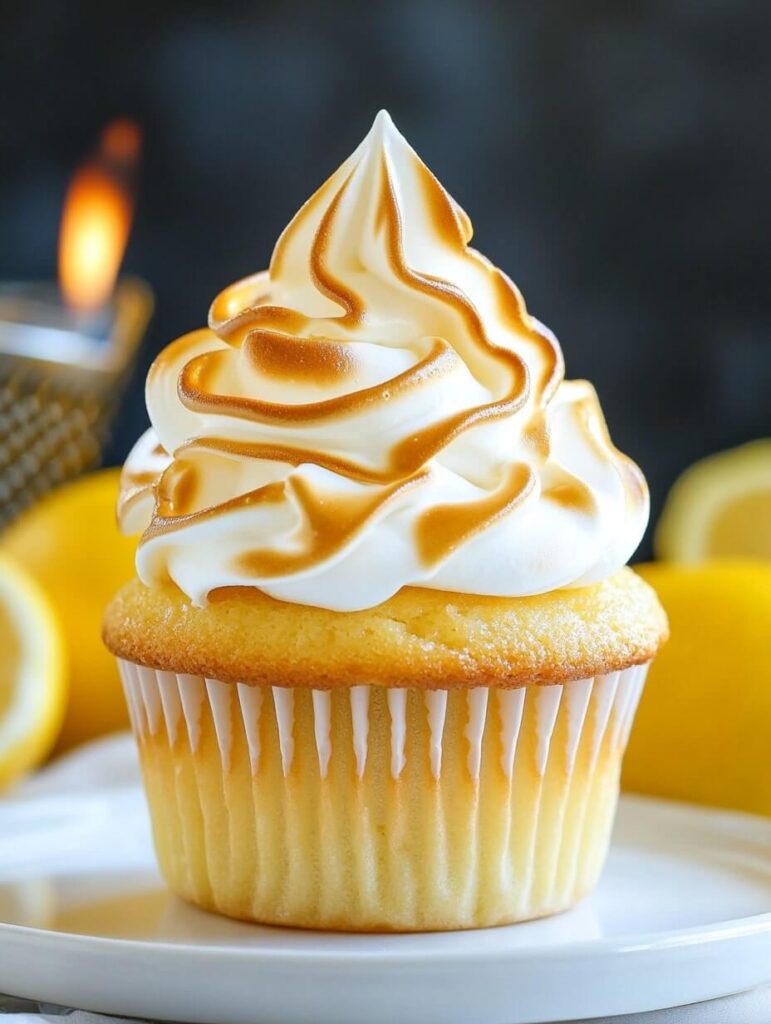 Classic Lemon Meringue Cupcake