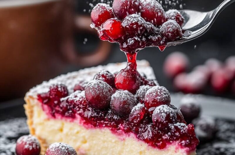 Cranberry Cheesecake: A Festive Delight with a Tangy Twist