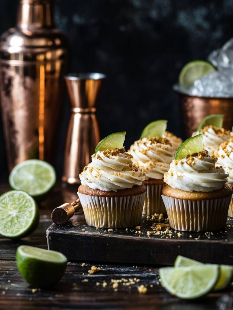 Cocktail-Inspired Moscow Mule Cupcakes