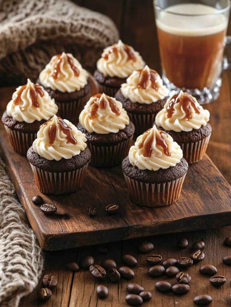 Coffee Caramel Cupcake Delight