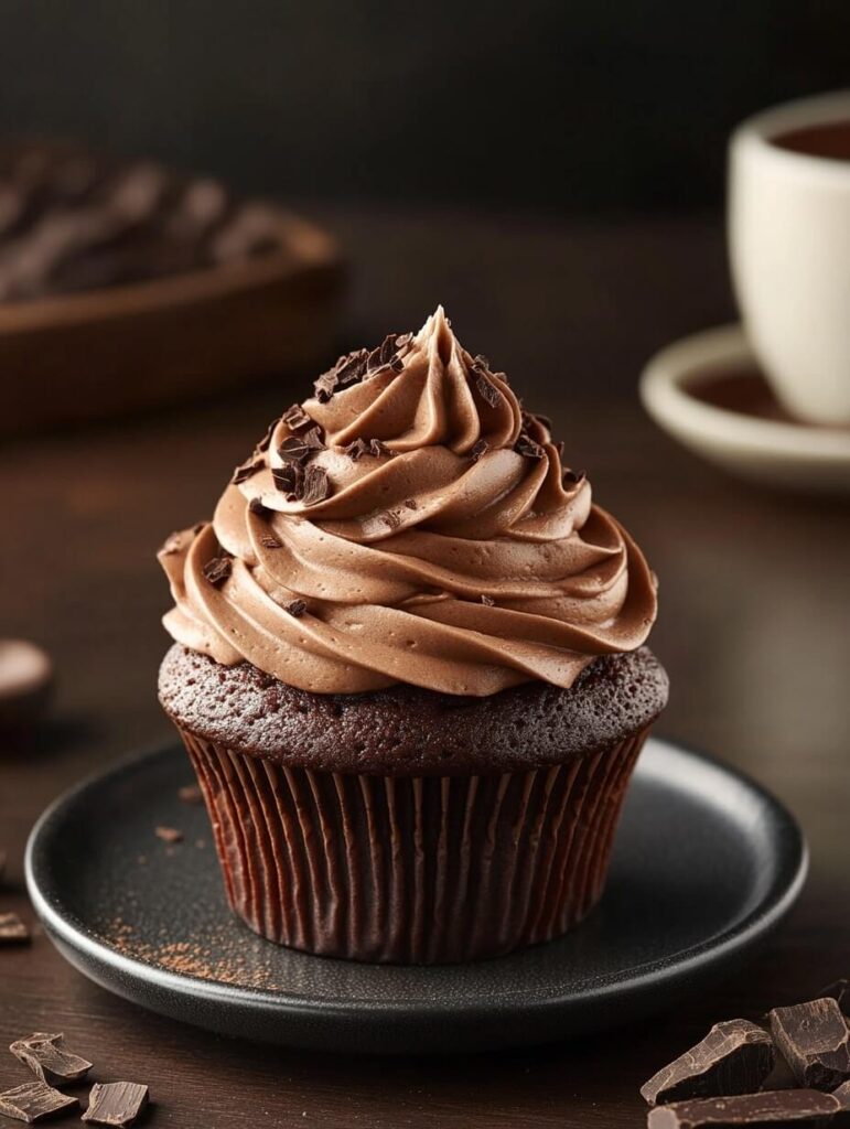 Dark Chocolate Indulgence Cupcake