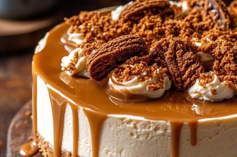 No-Bake Biscoff Cheesecake: A Creamy, Spiced Delight