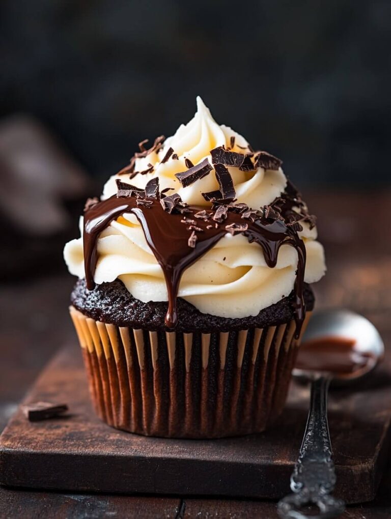 Decadent Chocolate Ganache Cupcake