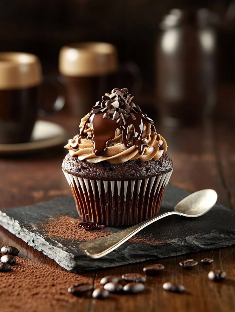 Decadent Chocolate Kahlua Cupcake