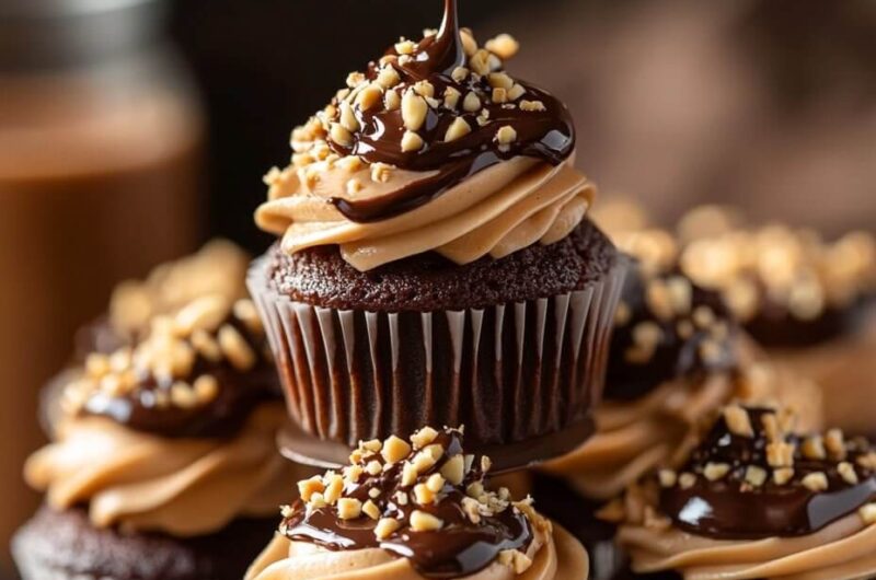 Chocolate Peanut Butter Mini Cupcakes: A Bite-Sized Indulgence