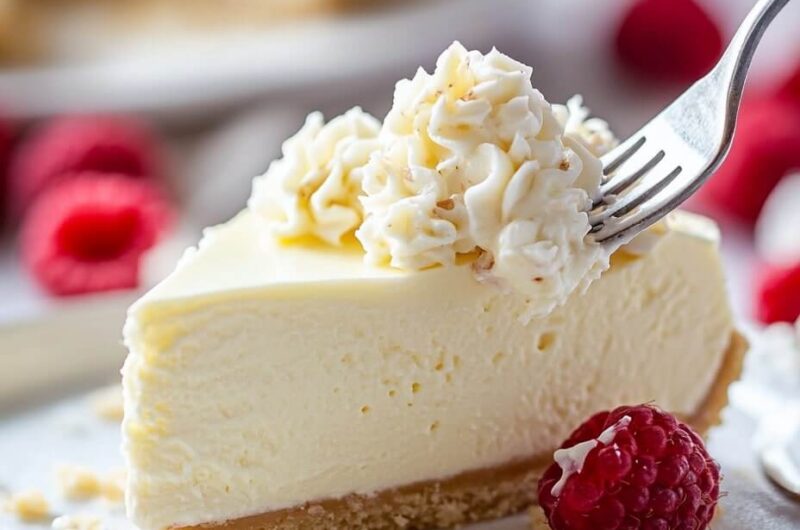 No-Bake White Chocolate Cheesecake: A Luscious, Creamy Delight