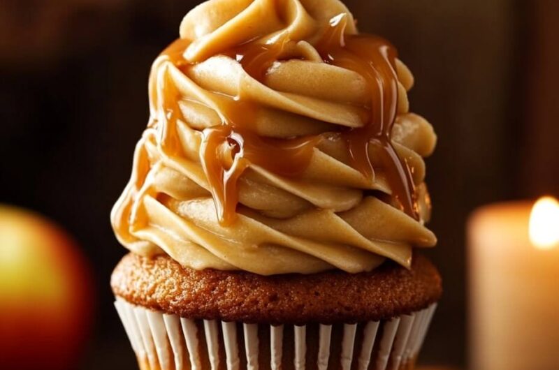 Caramel Apple Cupcakes: A Sweet Fall Treat with a Gooey Twist