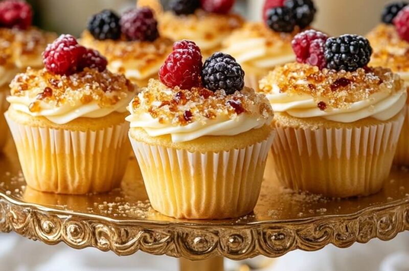 Crème Brûlée Cupcakes: A Luxurious Twist on a Classic Dessert