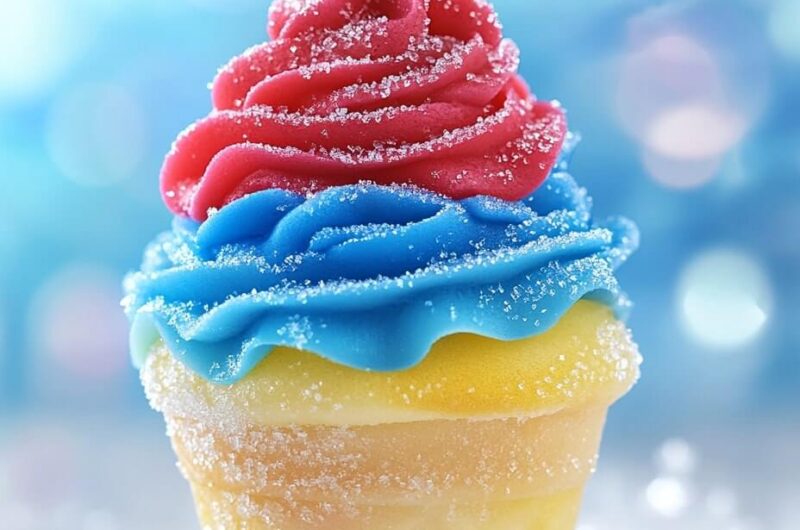 Snow Cone Mini Cupcakes: A Frosty Treat in Every Bite!