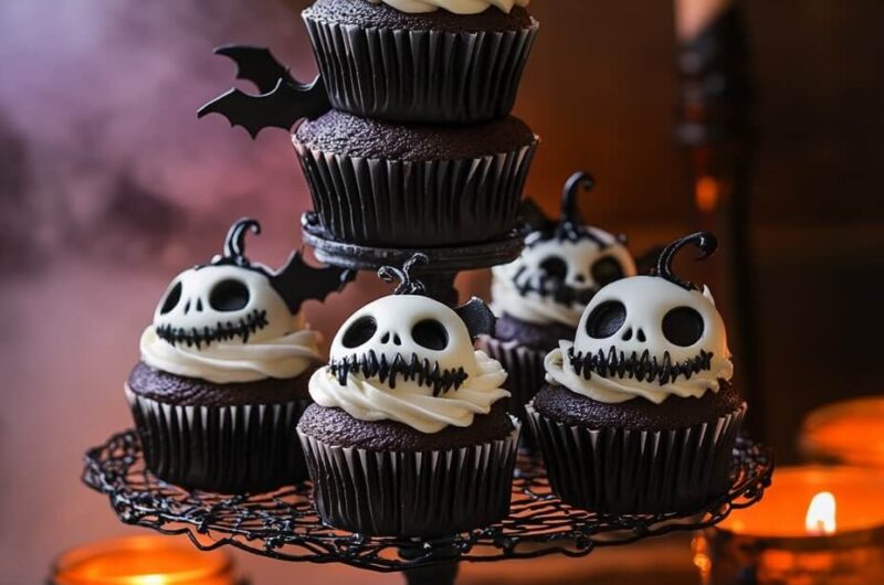 Jack Skellington Cupcakes: A Spooky and Delicious Treat