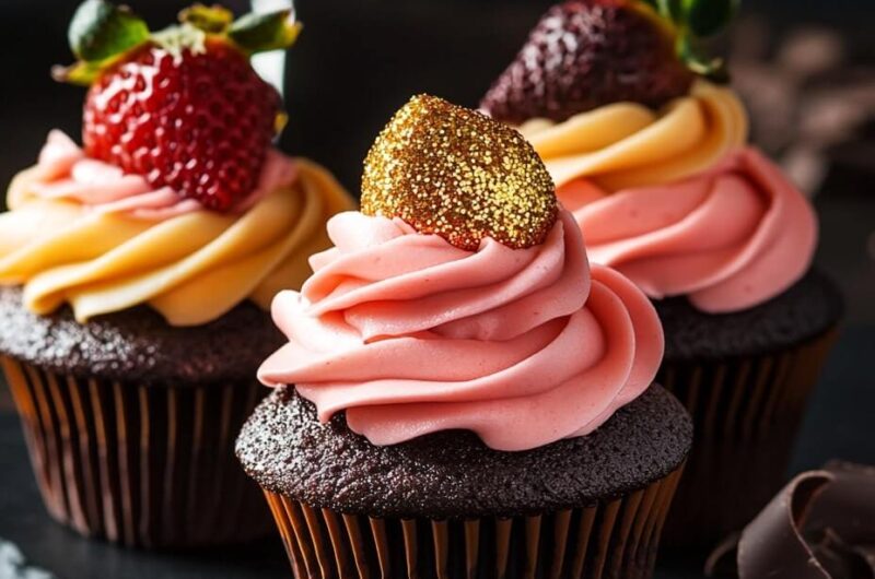 Neapolitan Cupcakes: A Trio of Flavors in Every Bite